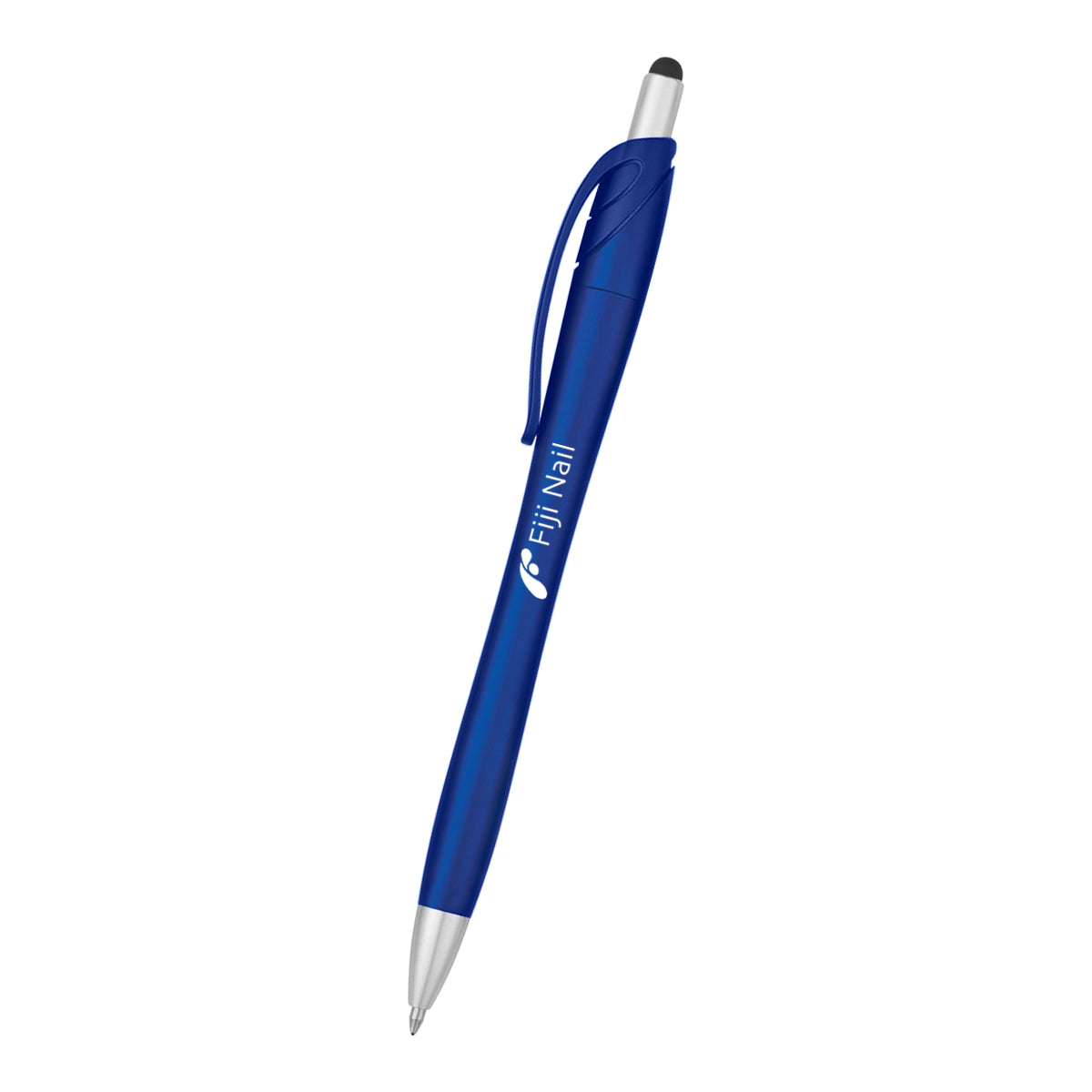 Evolution Pen with Stylus Tip - Blue - Silk Screen