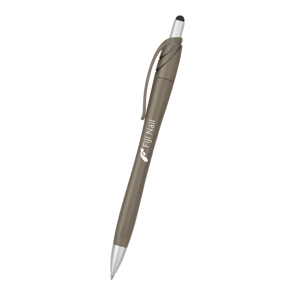 Evolution Pen with Stylus Tip - Gunmetal - Silk Screen