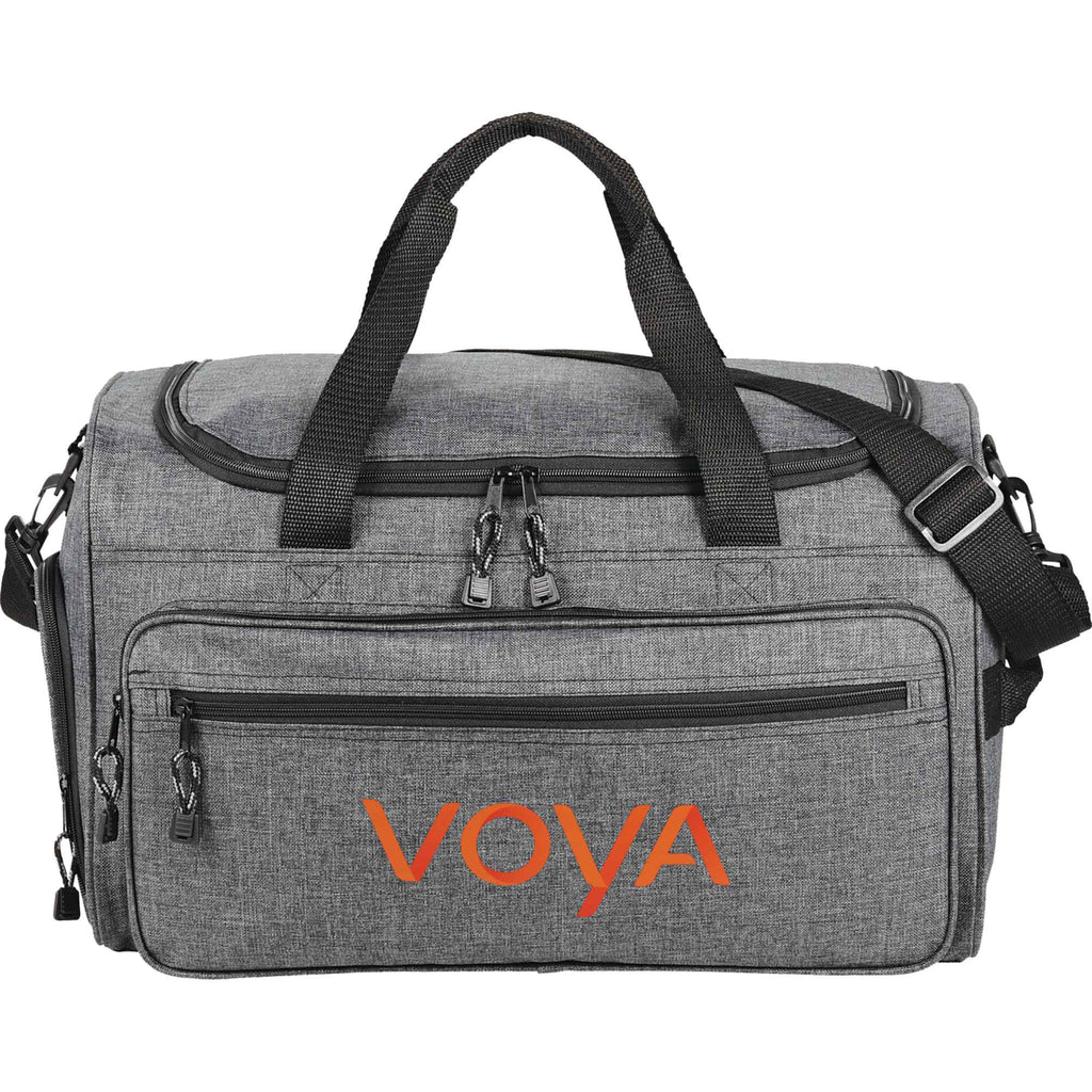 Excel Sport Club Duffel Bag, 18 Inches - Charcoal - Front