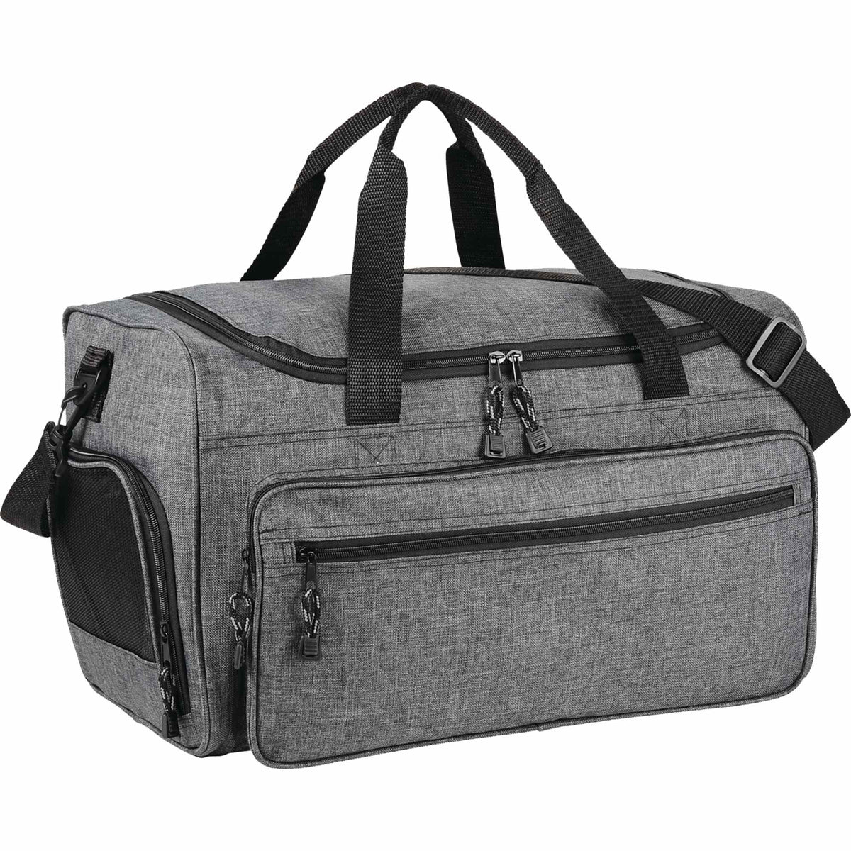 Excel Sport Club Duffel Bag, 18 Inches Embroidery - Charcoal - Photo 3
