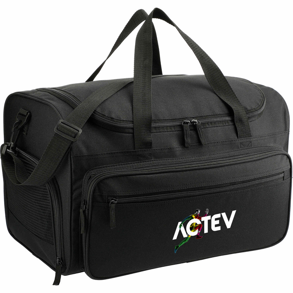 Excel Sport Club Duffel Bag, 18 Inches Transfer - Black - Right Angle