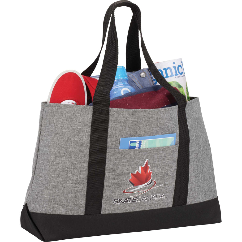 Excel Sport Leisure Tote in PolyCanvas Embroidery - Graphite - Photo