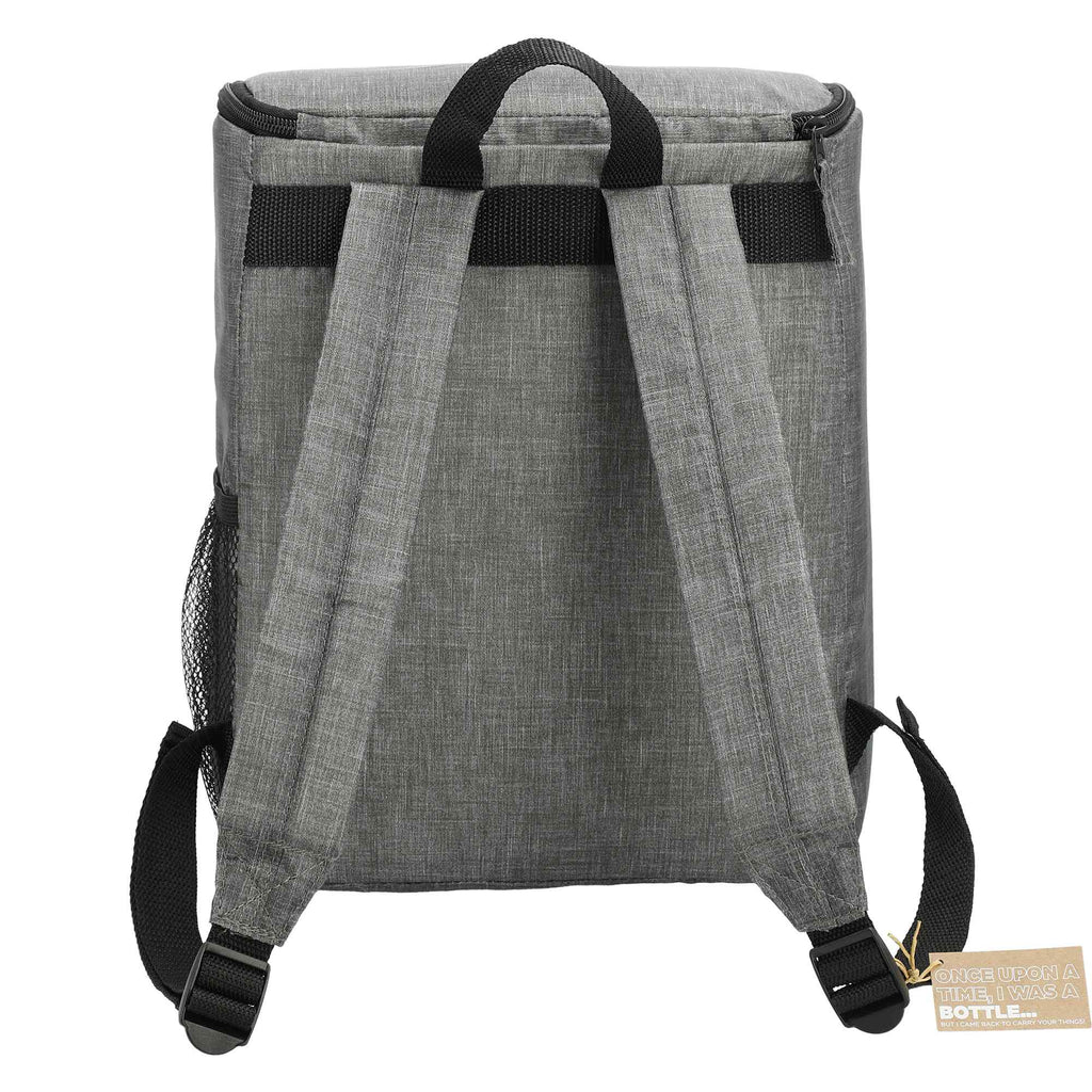 Excursion Recycled Backpack Cooler for 20 Cans Transfer - Charcoal - Back