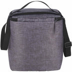 Excursion Recycled Lunch Cooler for 6 Cans Embroidery - Charcoal - Back
