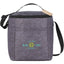Excursion Recycled Lunch Cooler for 6 Cans Embroidery - Charcoal - Front