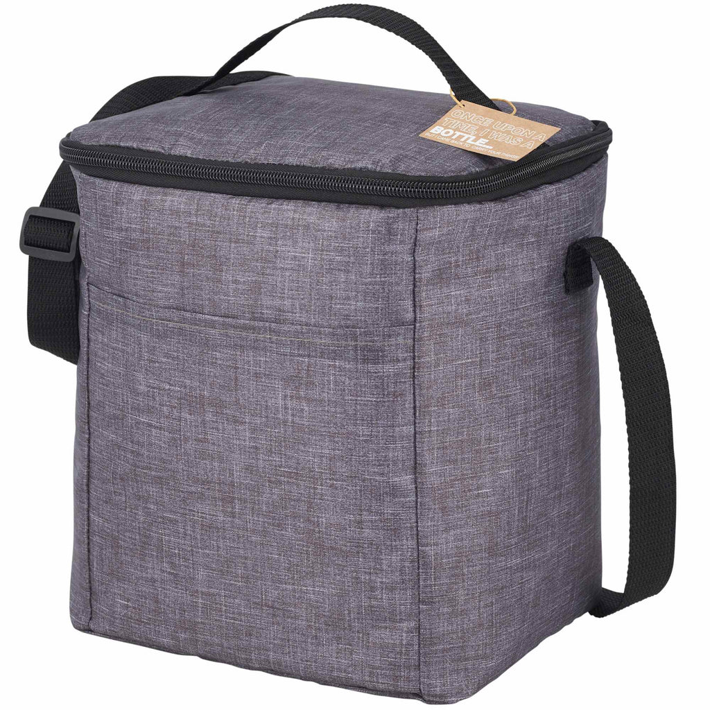 Excursion Recycled Lunch Cooler for 6 Cans Transfer - Charcoal - Left Angle 2