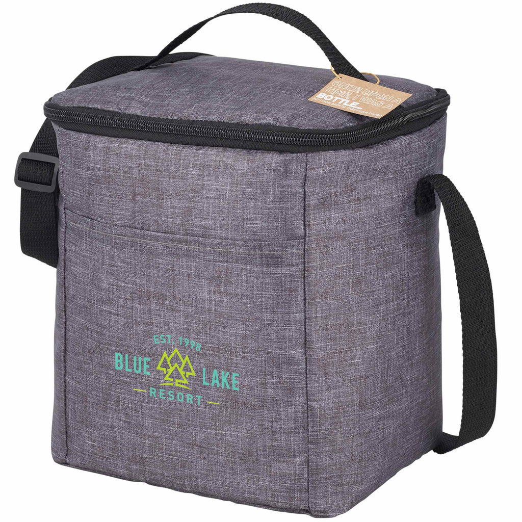 Excursion Recycled Lunch Cooler for 6 Cans Transfer - Charcoal - Left Angle