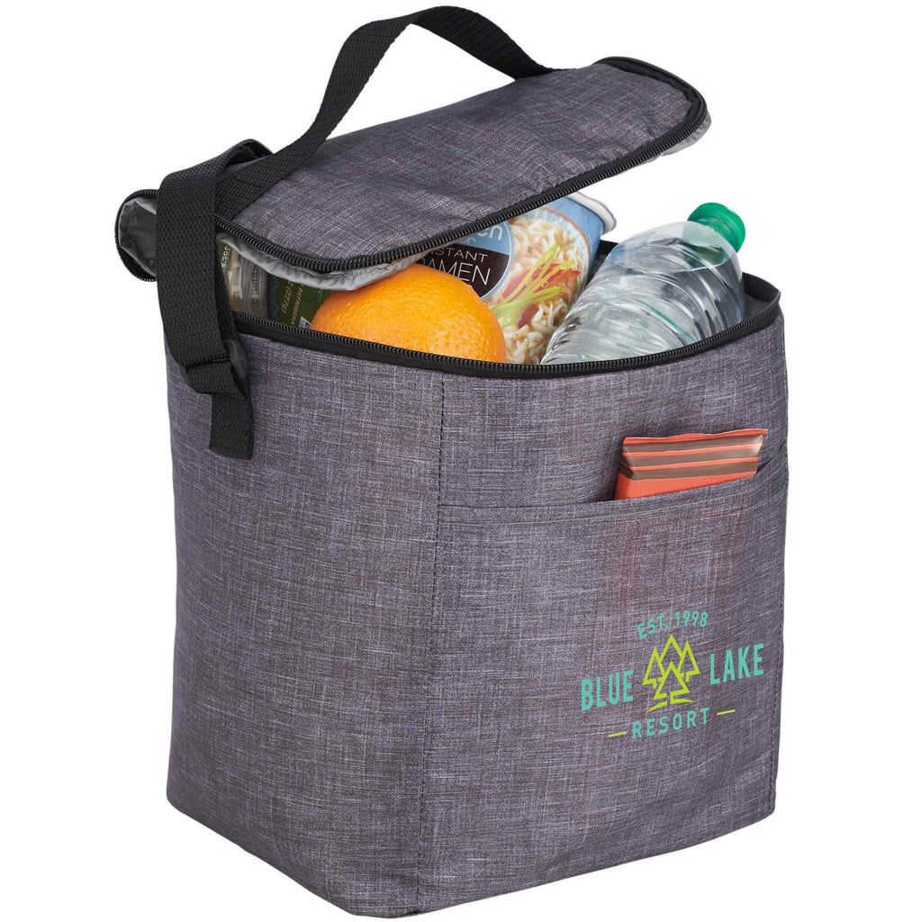 Excursion Recycled Lunch Cooler for 6 Cans Transfer - Charcoal - Right Angle 2