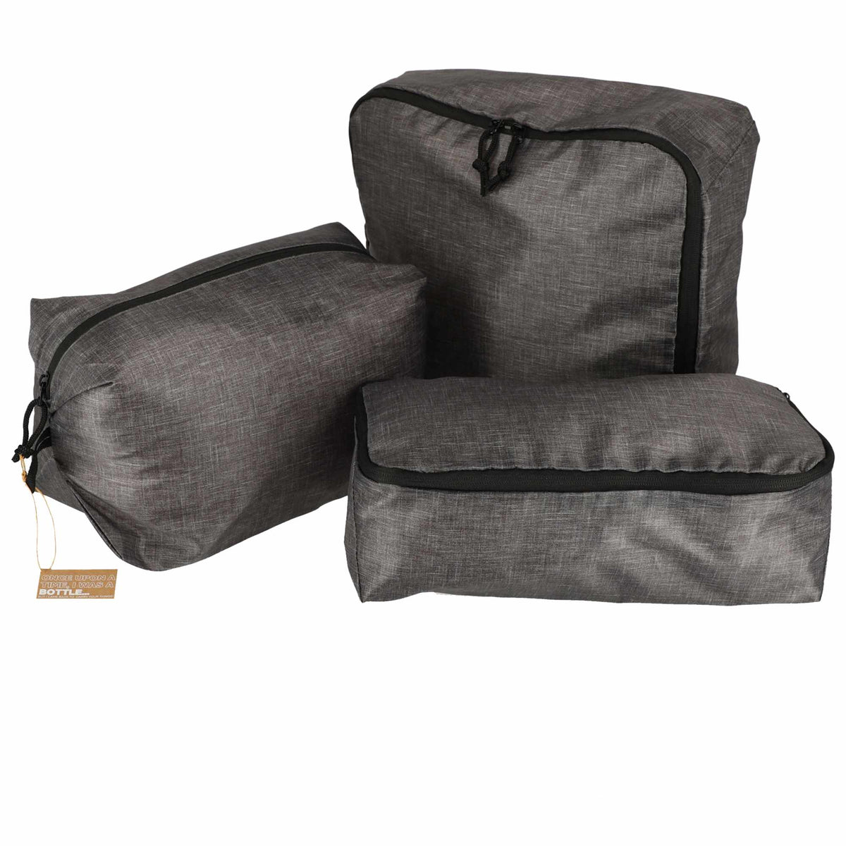 Excursion Recycled Packing Cubes, Set of 3 - Graphite - Group