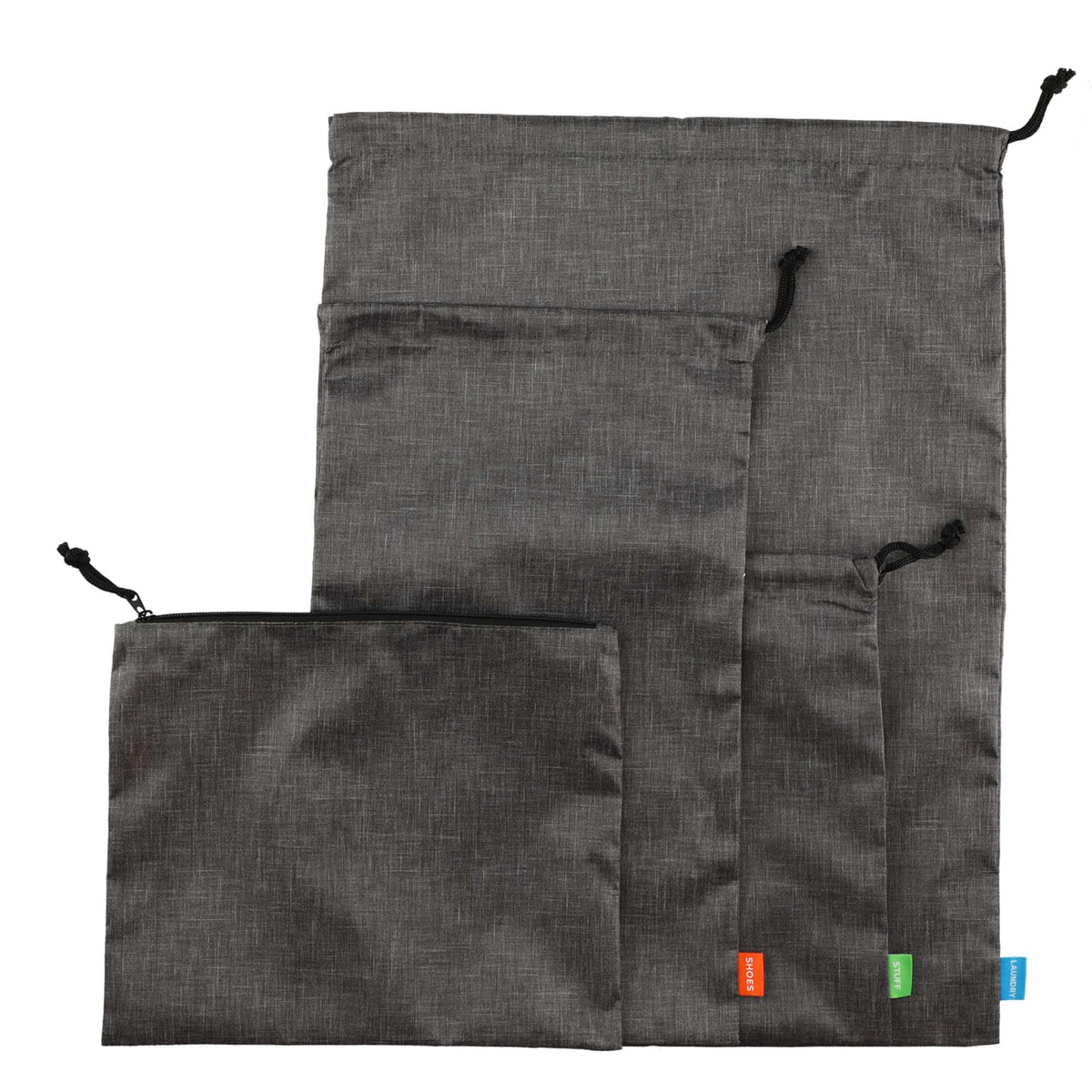 Excursion Recycled Travel Bag Set, 4 Pieces - Graphite - Group 3