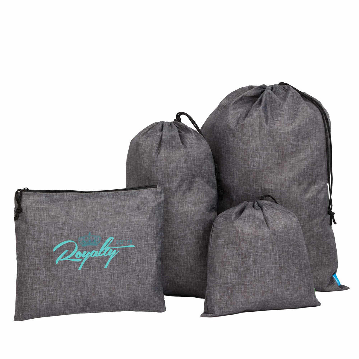 Excursion Recycled Travel Bag Set, 4 Pieces - Graphite - Propped