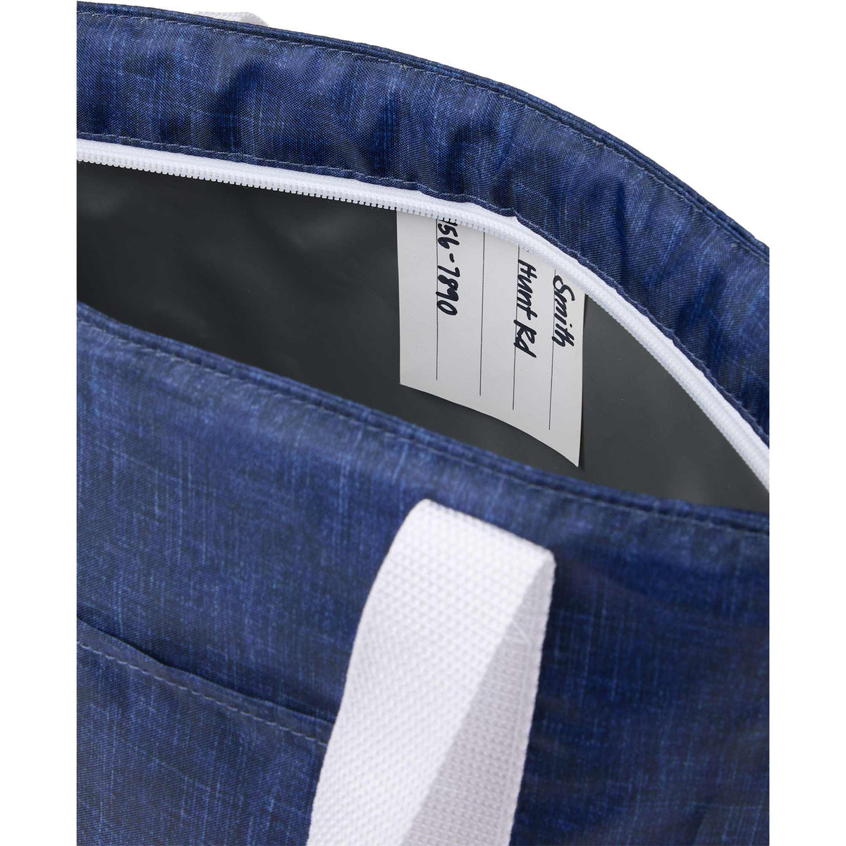 Excursion Tall Recycled Cooler for 16 Cans Transfer - Navy - Detail