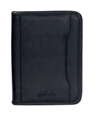 Executive Junior Zippered Padfolio - Black - View 1