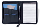 Executive Junior Zippered Padfolio - Black - View 2