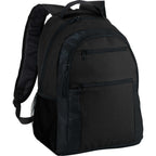 Executive Laptop Backpack with Organizer Panel, 15 Inch Full Color - Black - Photo 2