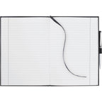 Executive Large Hardcover Journal, 7 x 10 Inches - Black - Front 2