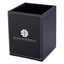 Executive Pen and Pencil Cup - Black - Silk Screen