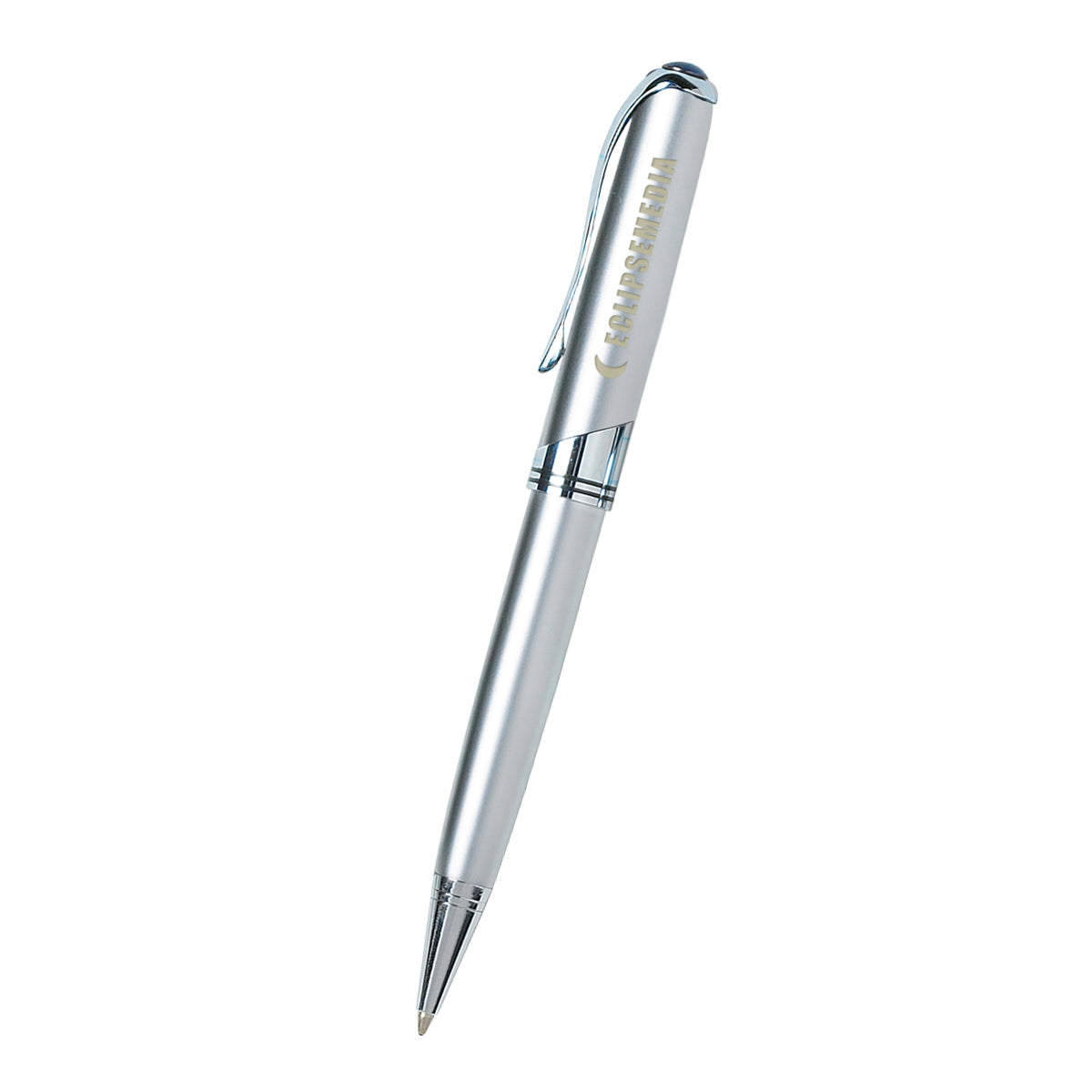 Executive Pen, Custom Printed - Silver - Laser Engraving