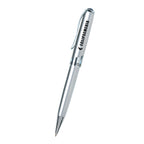 Executive Pen, Custom Printed - Silver - Pad Print