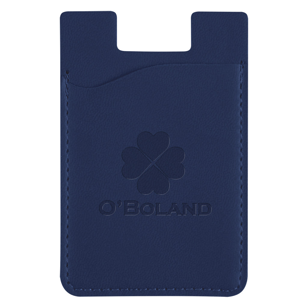 Executive Wallet for Phones Debossing - Navy - Debossing