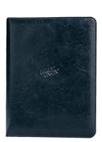 Executive Writing Pad in Vintage Leather - Black - View 1
