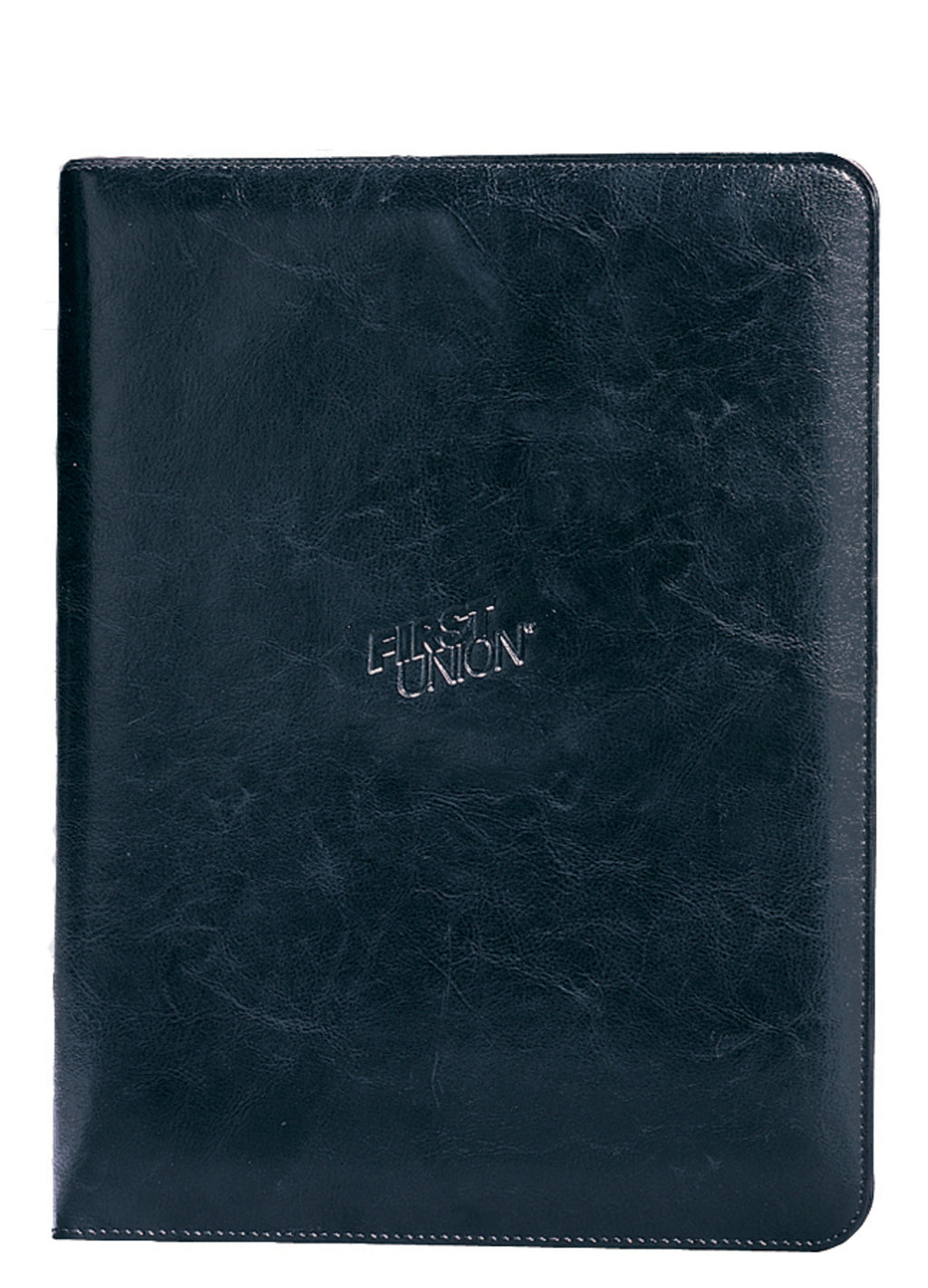Executive Writing Pad in Vintage Leather Debossing - Black - View 1
