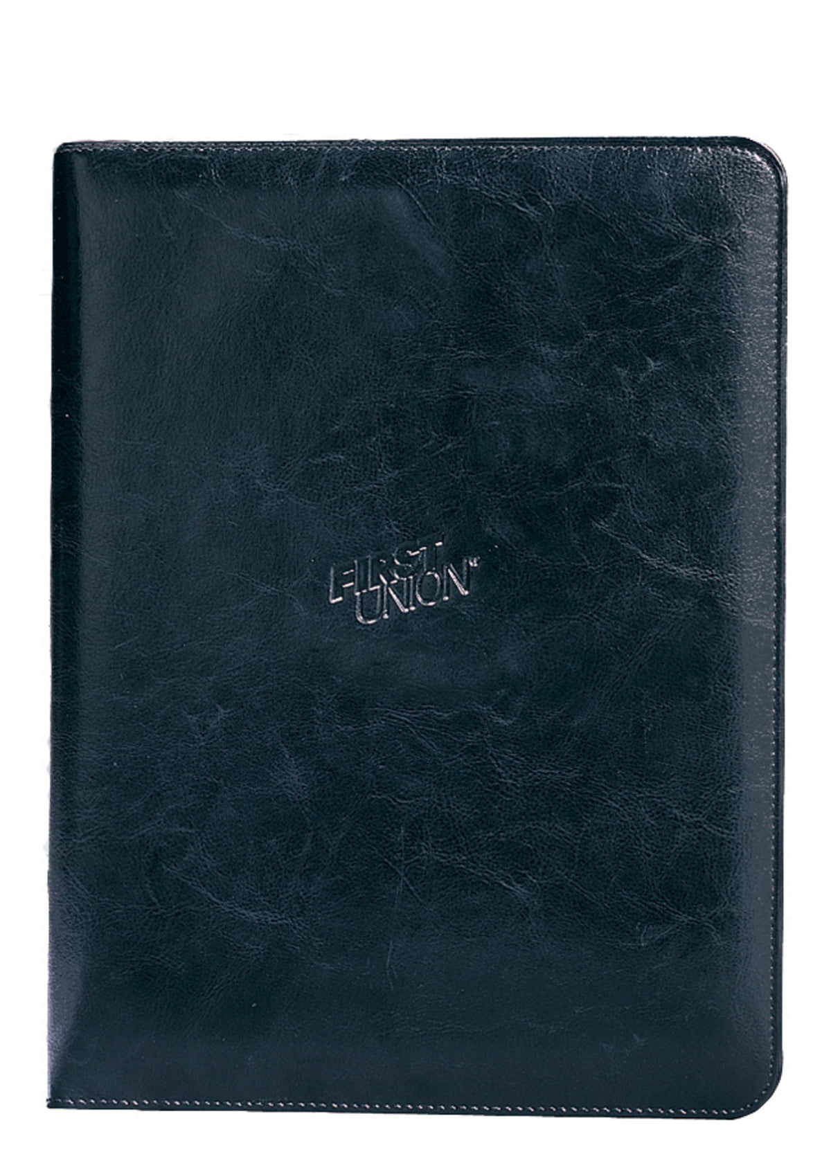 Executive Writing Pad in Vintage Leather Debossing - Black - View 1