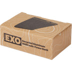 Exo Power Bank in Recycled Aluminum, 5,000 mAh Full Color - Black - Packaging 2