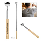 Extendable Back Scratcher in Bamboo - Bamboo - Pad Print