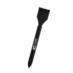 Extendable Back Scratcher Pen in Recycled ABS - Black - Pad Print