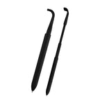 Extendable Back Scratcher Pen in Recycled ABS - Black - Side