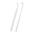 Extendable Back Scratcher Pen in Recycled ABS - White - Side