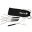 Extendable Roasting Sticks with Carry Case, 34 Inches Transfer - Black - Front