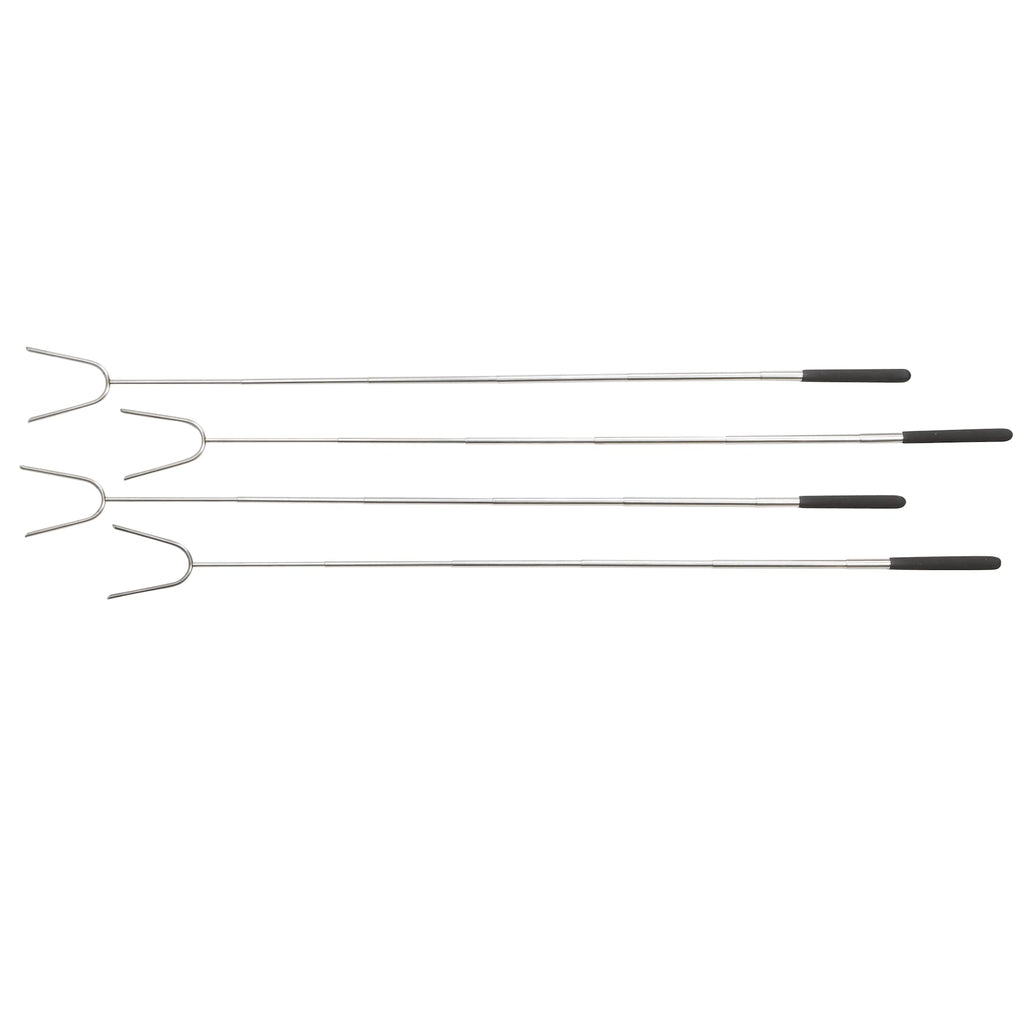 Extendable Roasting Sticks with Carry Case, 34 Inches Transfer - Black - Photo