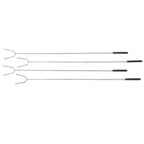 Extendable Roasting Sticks with Carry Case, 34 Inches Transfer - Black - Photo
