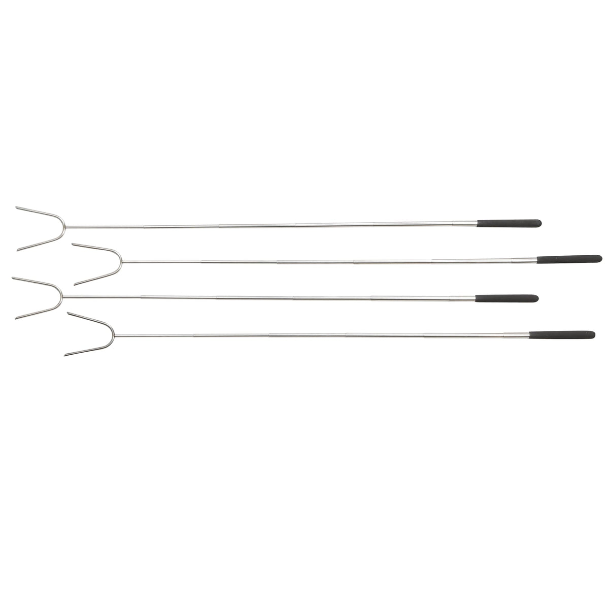 Extendable Roasting Sticks with Carry Case, 34 Inches Transfer - Black - Photo