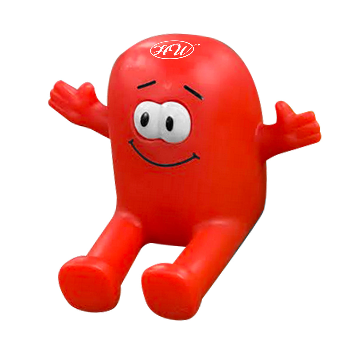 Eye Poppers Stress Reliever and Phone Stand - Red - Pad Print
