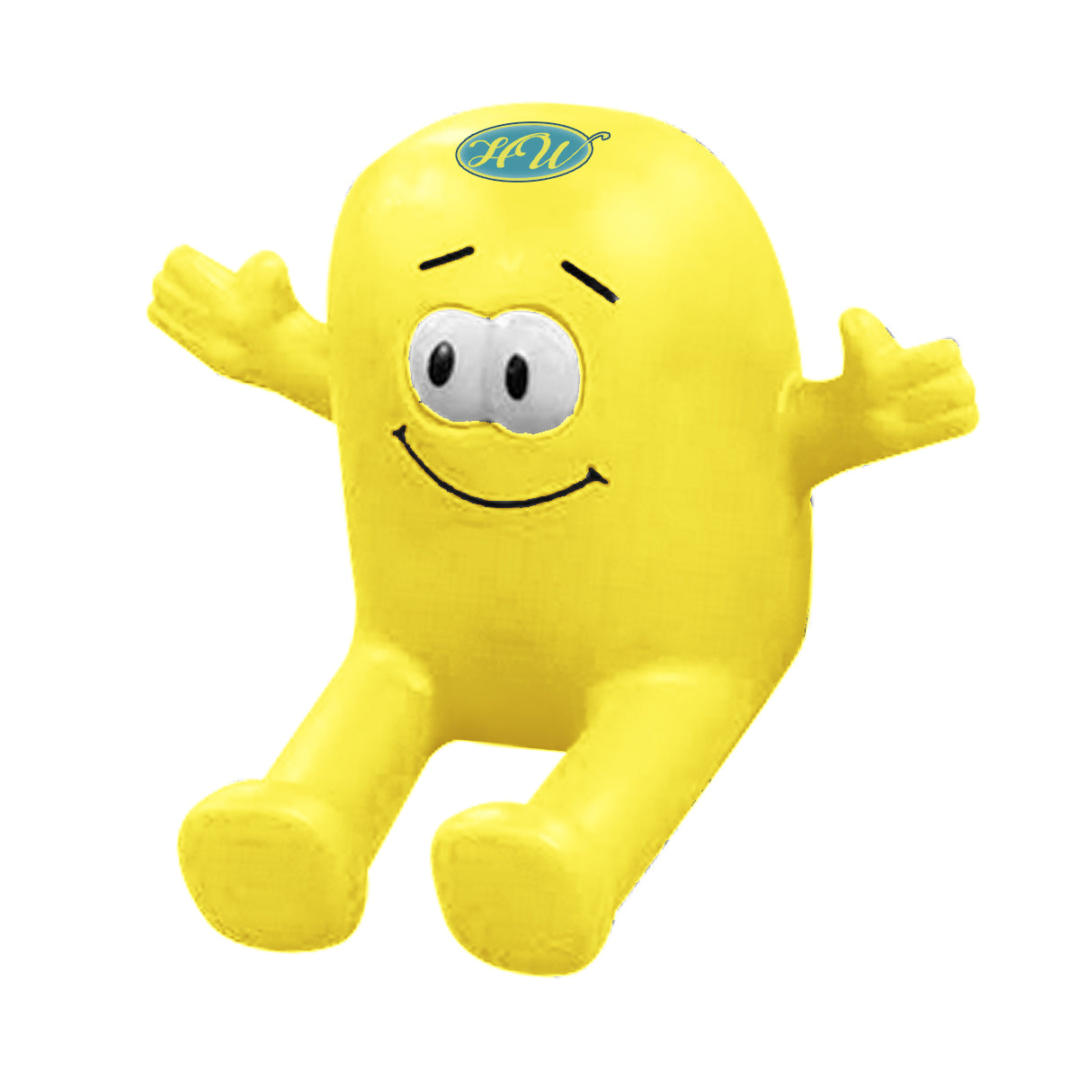 Eye Poppers Stress Reliever and Phone Stand - Yellow - Full Color