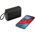 Fabric Banner Slim Waterproof Speaker, IP67 - Black - Right Angle 4