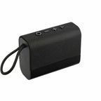 Fabric Banner Slim Waterproof Speaker, IP67 - Black - Right Angle 6