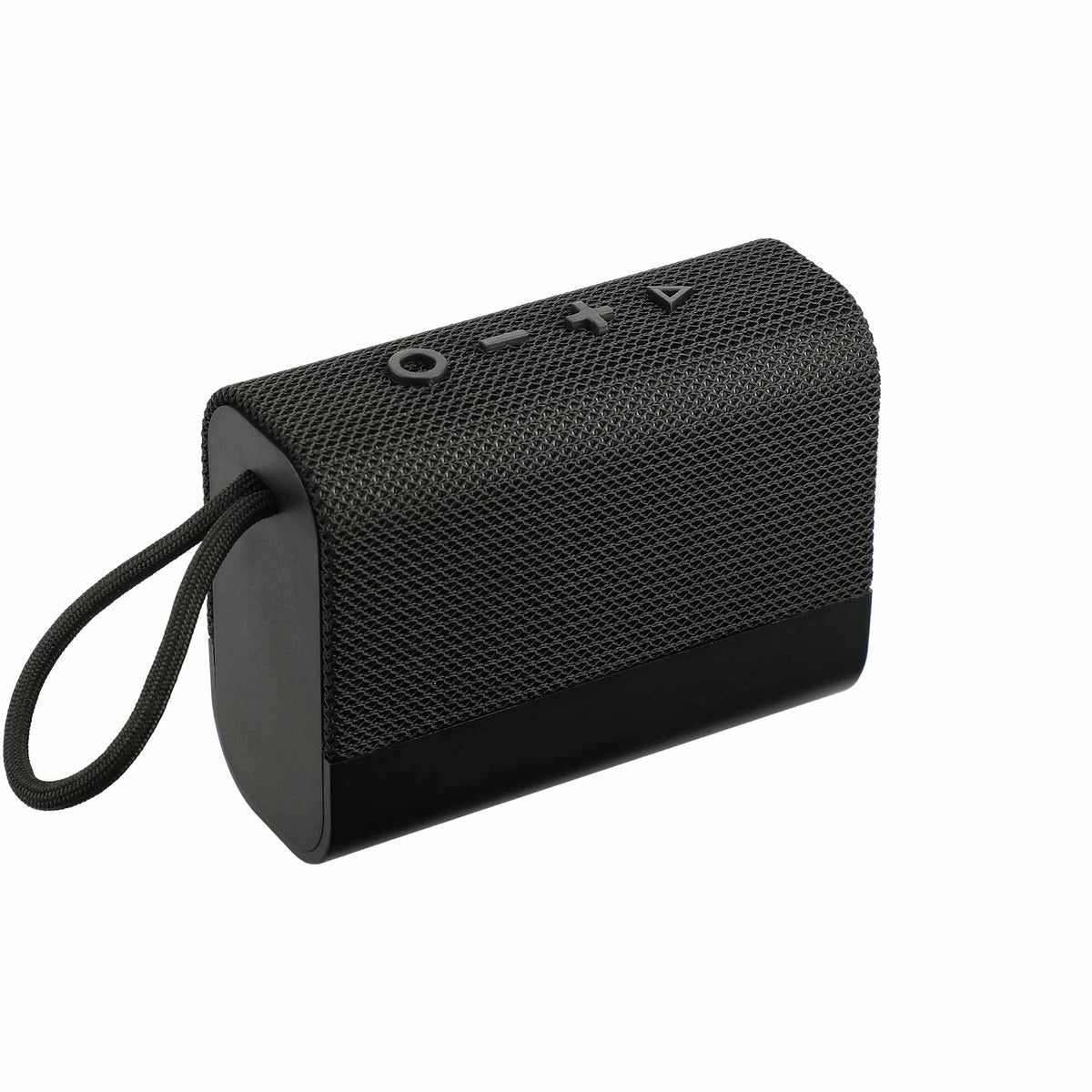 Fabric Banner Slim Waterproof Speaker, IP67 - Black - Right Angle 6