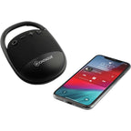Fabric Clip Waterproof Speaker, 5W - Black - Right Angle 2