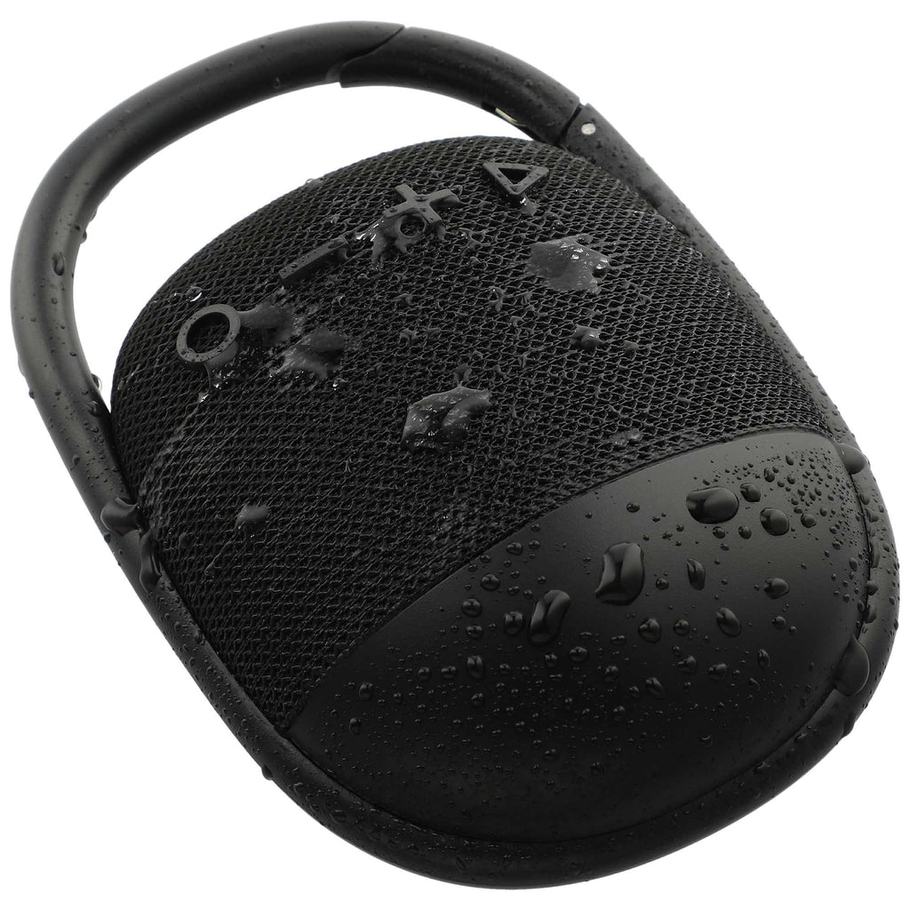 Fabric Clip Waterproof Speaker, 5W - Black - Right Angle 5