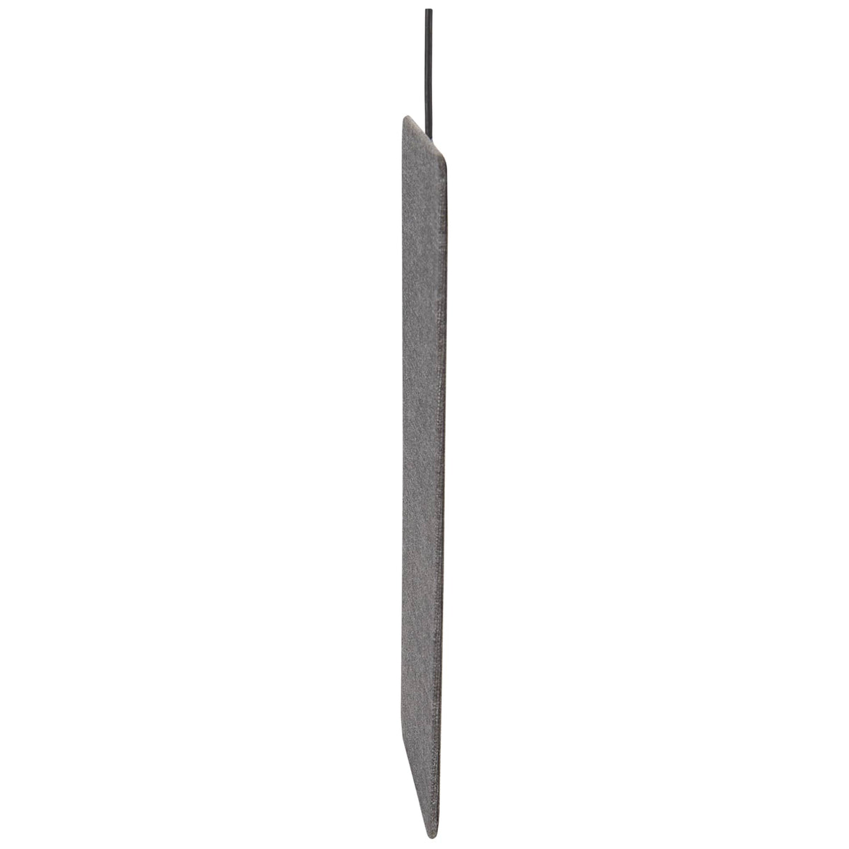 Fabric-Covered Ultra Thin Wireless Charger Transfer - Gray - Photo 3