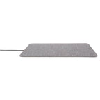 Fabric-Covered Ultra Thin Wireless Charger Transfer - Gray - Photo 6