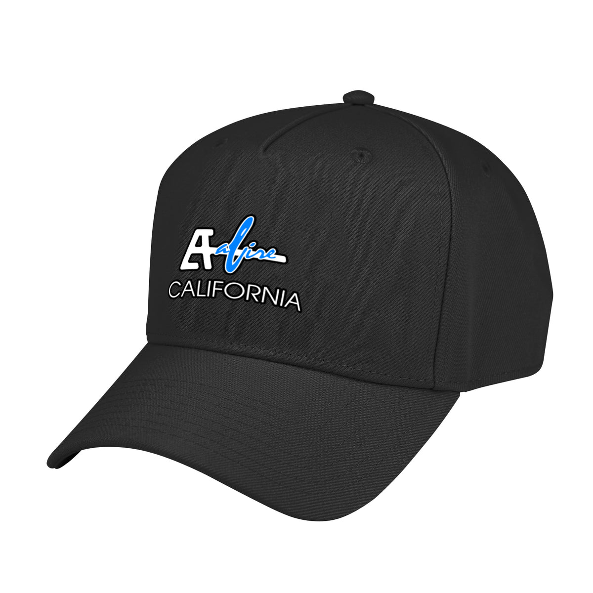 Fairway Cap, 5 Panel Embroidery - Black - Colorbrite