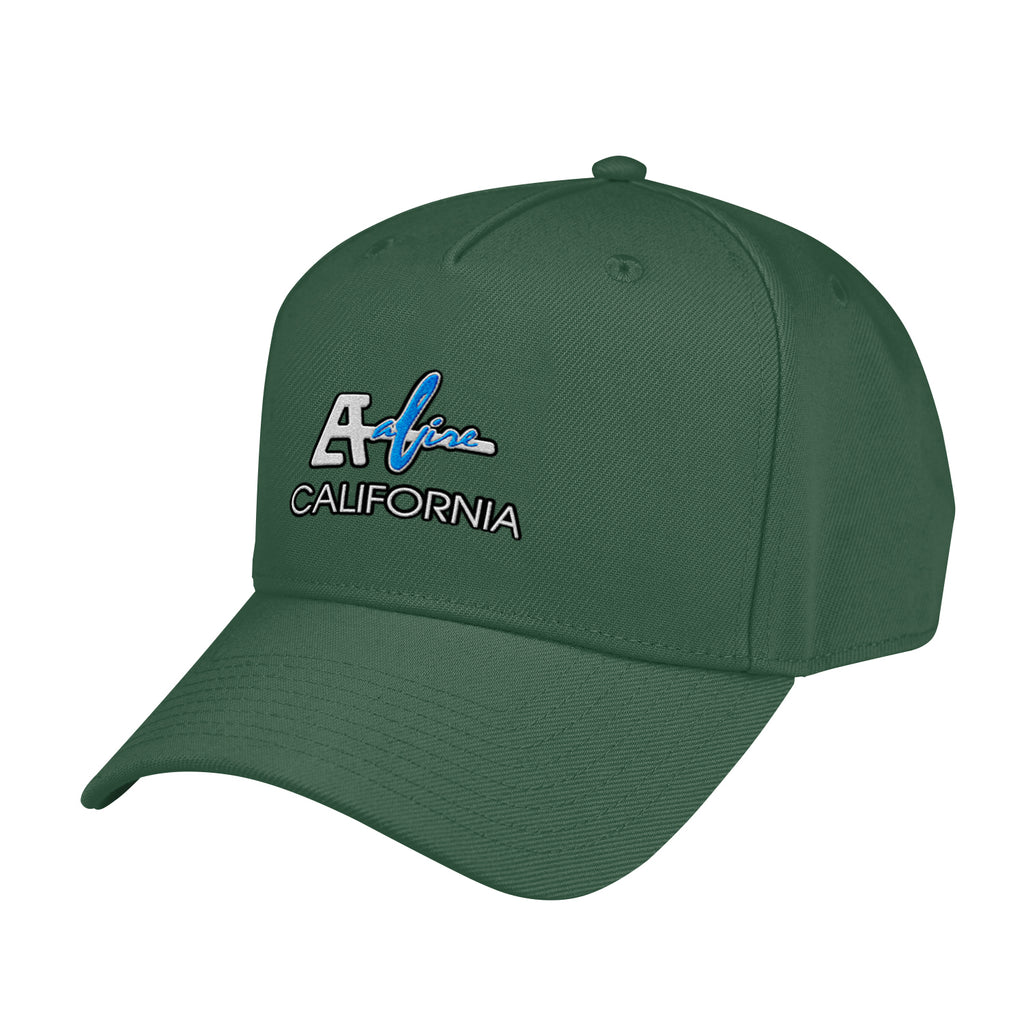 Fairway Cap, 5 Panel Embroidery - Forest Green - Embroidery