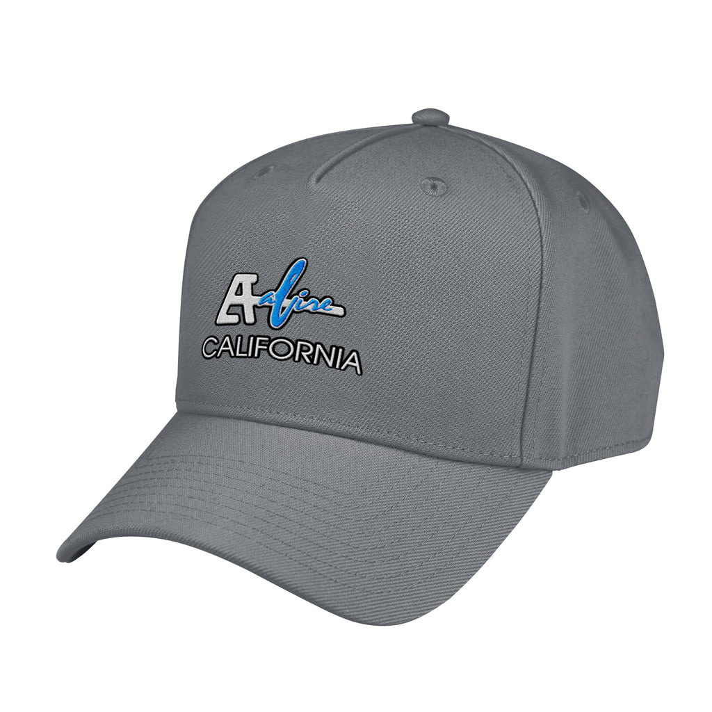 Fairway Cap, 5 Panel Embroidery - Gray - Embroidery