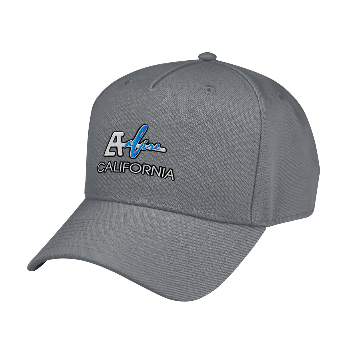 Fairway Cap, 5 Panel Embroidery - Gray - Embroidery