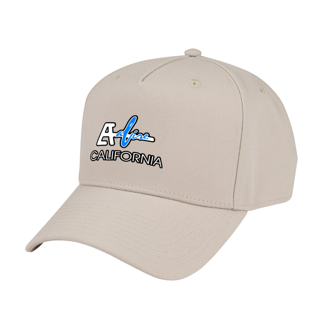 Fairway Cap, 5 Panel Embroidery - Khaki - Colorbrite